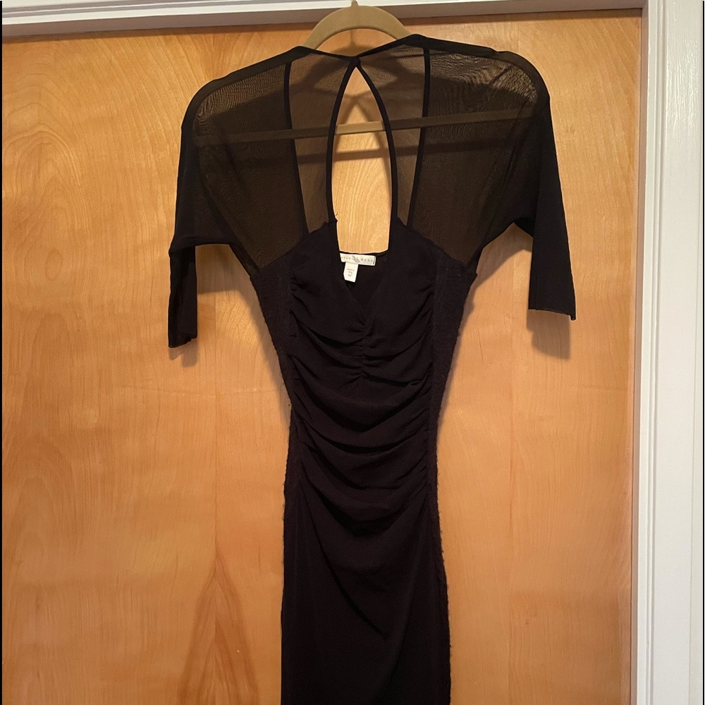 Black sexy cocktail dress
